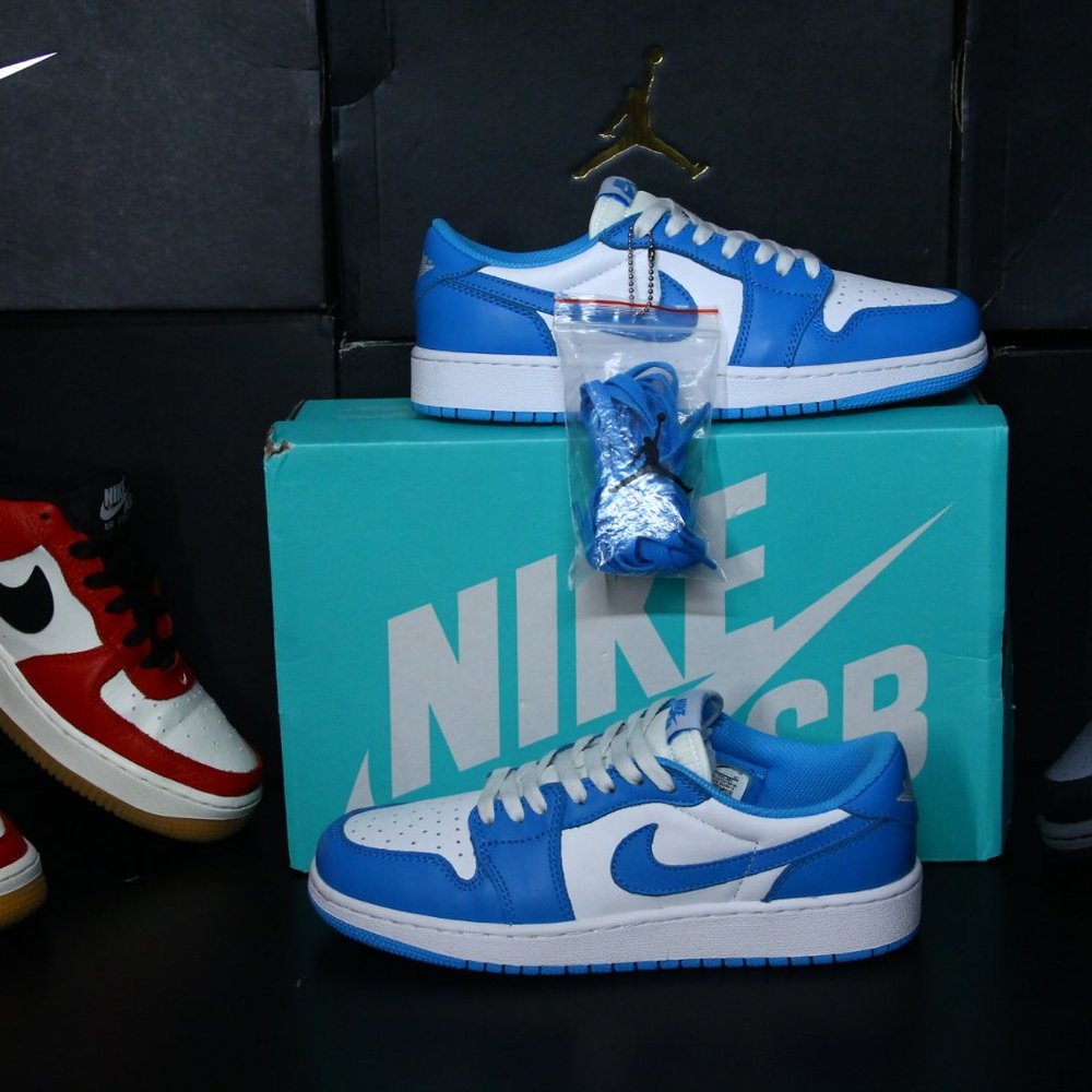 Nike SB x Air Jordan 1 Low "Erick Koston" UNC QS - Picture 8 of 14